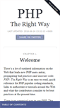 Mobile Screenshot of phptherightway.com